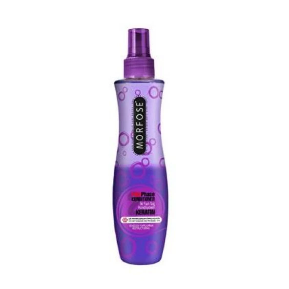 Morfose İki Fazlı Fön Suyu Sıvı Saç Kremi 240ml Keratin Yıpranmış Saçlar ürün görseli 1