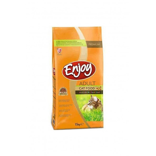 Enjoy Renkli Taneli Kedi Maması 15 kg ürün görseli 1