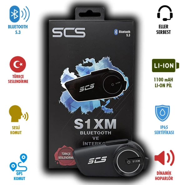 SCS S1XM BLUETOOTH KULAKLIK - Resim 2