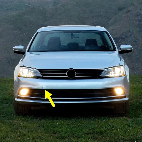 VW Jetta 2015-2018 Ön Tampon Çeki Demiri Kapağı 5C6807241F ürün görseli 1