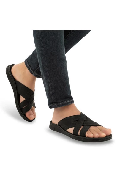 Muya Tiger 31318-001 Anatomik Taban Erkek Terlik Siyah 40-45 ürün görseli 1