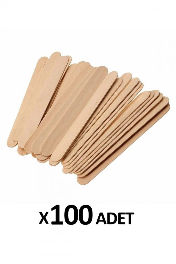 İnci Ağda 100 Adet Ahşap Spatula ürün görseli 1