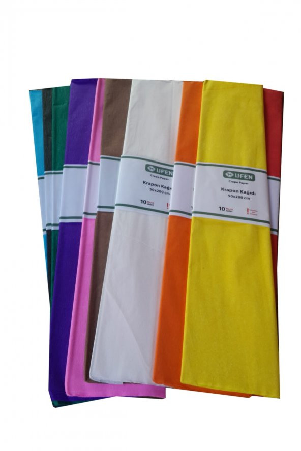 UFEN 10 Renk Krapon Kağıdı 50x200 Cm ürün görseli 1