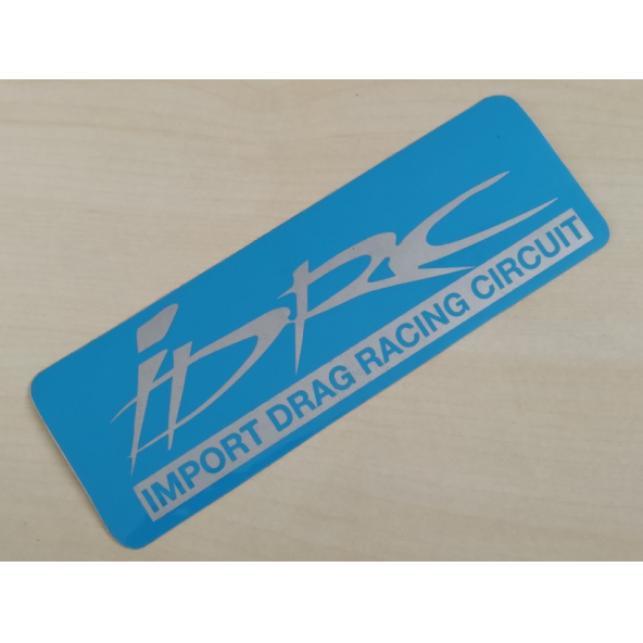 IDRC STİCKER Mavi 19,5x6,5cm SPORT ARMA - SPORT LOGO - IDRC ETİKETİ - IDRC ÇIKARTMASI ürün görseli 1
