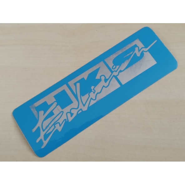 HKS STİCKER Mavi 19,5x6,5cm HKS ARMASI - HKS LOGOSU - HKS ETİKETİ - HKS ÇIKARTMASI ürün görseli 1
