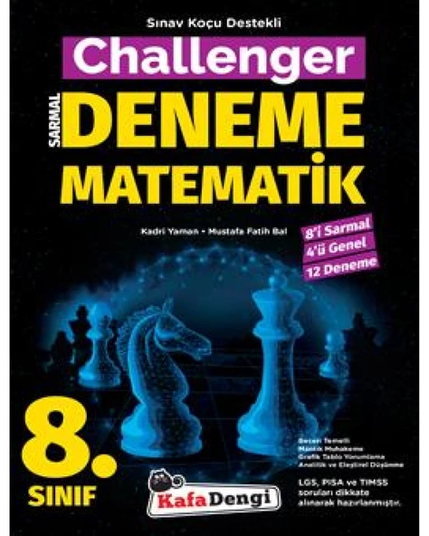 8.Sınıf Challenger Matematik Branş Denemesi(12'li) ürün görseli 1