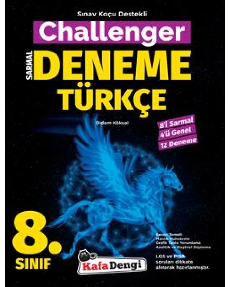 8.Sınıf Challenger Türkçe Branş Denemesi (12'li) ürün görseli 1