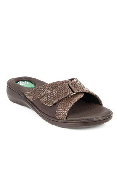 Muya Valdes 32201-004 Topuk Jelli Anatomik Taban Kadın Terlik Kahve 36-40 ürün görseli 1