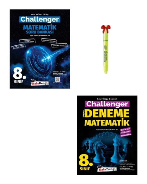 LGS 8.Sınıf Challenger Matematik Soru Bankası ve Matematik Deneme ürün görseli 1