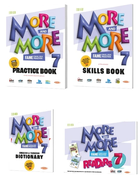 More More 2025 7. Sınıf Practice Book 4 Lü Set ürün görseli 1
