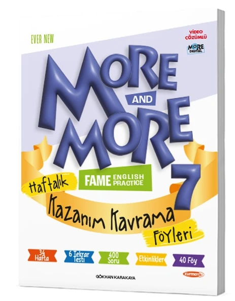 More More 2025 7. Sınıf Kazanım Kavrama Föyleri ürün görseli 1