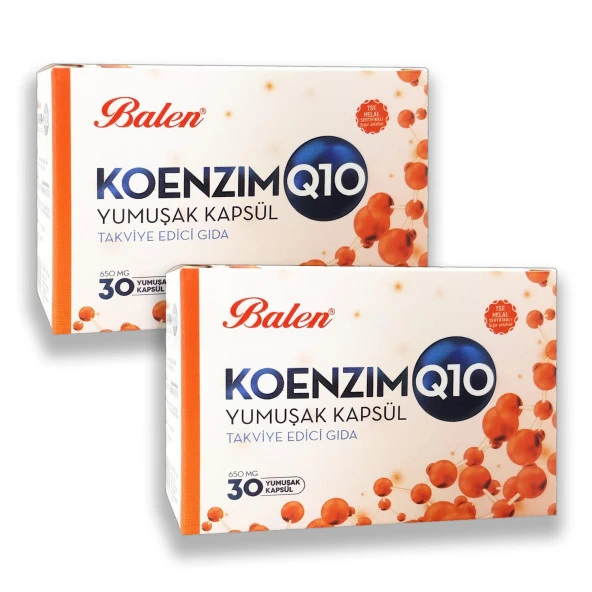 Balen Koenzim Q10 650 Mg 30 Yumuşak Kapsül x 2 Adet ürün görseli 1