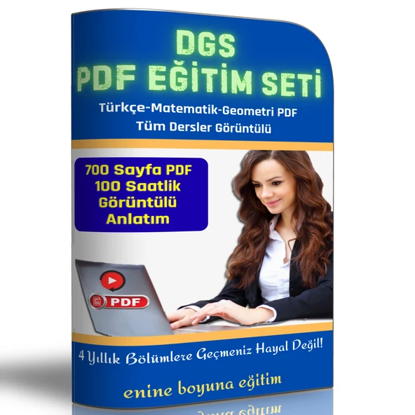 DGS Hazırlık Eğitim Seti (700 Sayfalık PDF Kitabı) ürün görseli 1