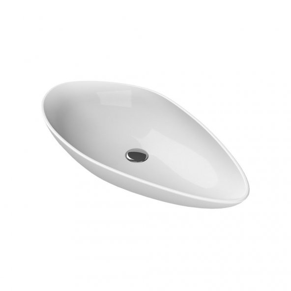 Turkuaz Cerastyle Olive Tezgah Üstü Çanak Lavabo 75x38 cm ürün görseli 1