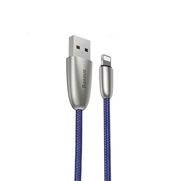 Baseus Torch Lightning Şarj Kablosu Mavi 2M - CALHJ-B15 ürün görseli 1