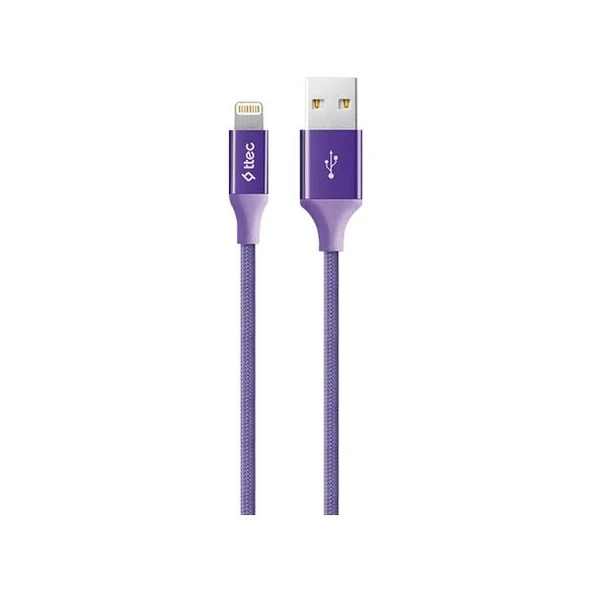 Ttec AlumiCable Lightning Kablo Mor 1.2M - 2DK16MR ürün görseli 1