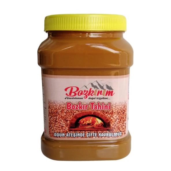 Bozkırım Bozkır Tahini Kepeksiz Tahin Plastik Kutu 935 Gr ürün görseli 1