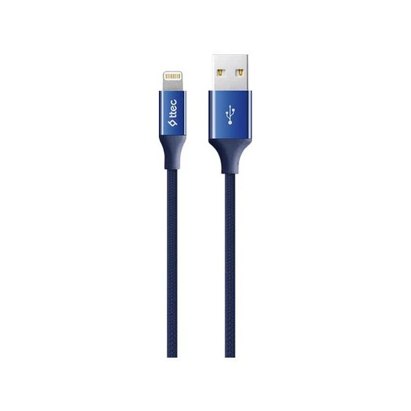 Ttec AlumiCable Lightning Kablo Lacivert 1.2M - 2DK16L ürün görseli 1