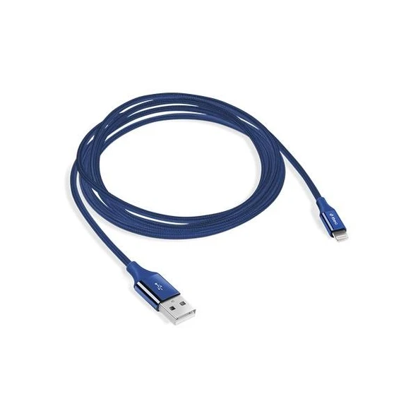 Ttec AlumiCable Lightning Kablo Lacivert 1.2M - 2DK16L - Resim 3