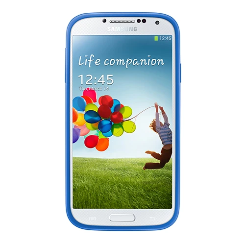 Samsung i9500 Galaxy S4 Orjinal Protective Cover - Mavi EF-PI950BCEGWW - Resim 4