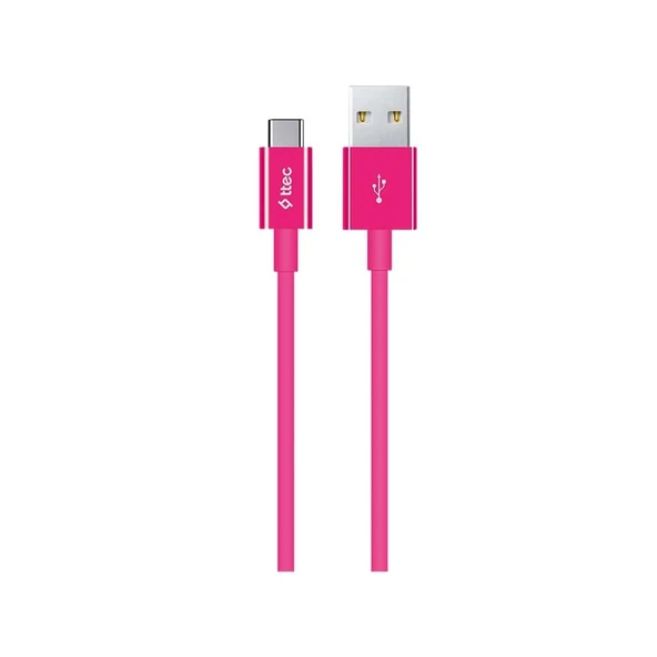 Ttec Type-C Kablo Pembe 1.20cm - 2DK12P ürün görseli 1