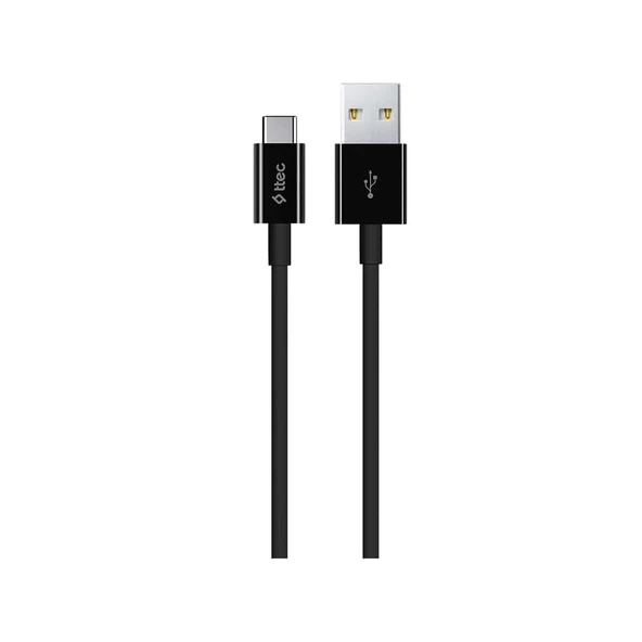 Ttec Type-C Kablo Siyah 1.20cm - 2DK12S - Resim 2