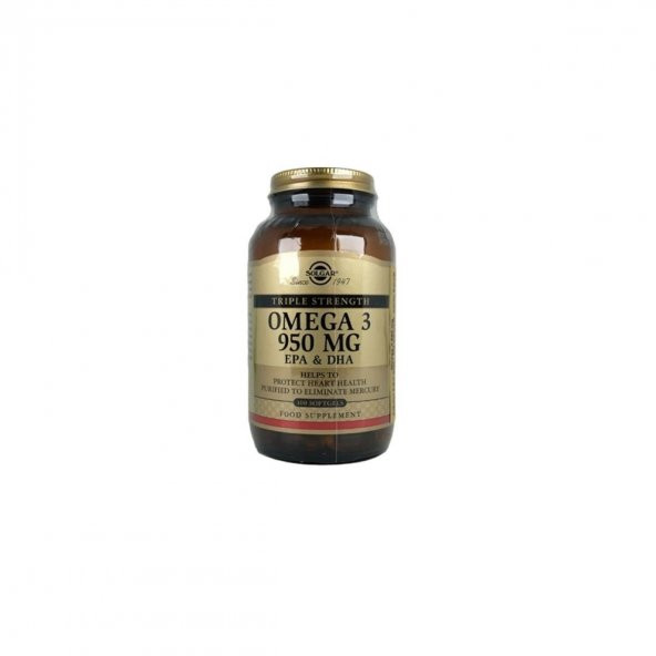 Omega-3 950 mg Takviye Edici Gıda 100 Softjel Kapsül ürün görseli 1
