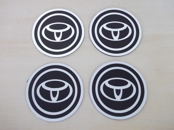 TOYOTA UYUMLU JANT GÖBEK ARMASI 9cm (Toyota logo) TOYOTA jant göbeği - TOYOTA jant arması ürün görseli 1