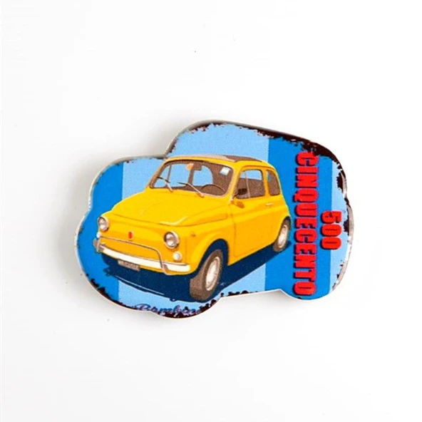 Buzdolabı Magneti Fiat 500 Cinquecento Klasik Otomobil ürün görseli 1