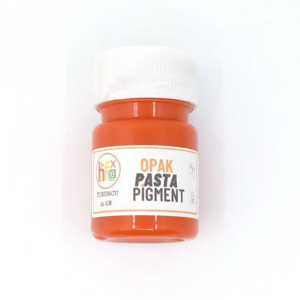 EPOKSİ REÇİNE OPAK PASTA PİGMENT BOYA TURUNCU RENK 25 GR ürün görseli 1