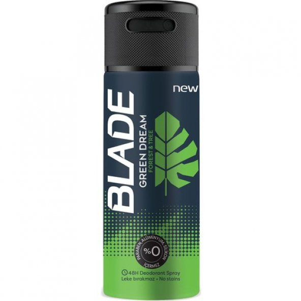 Blade Green Dream Deodorant 3x150ml - Resim 2