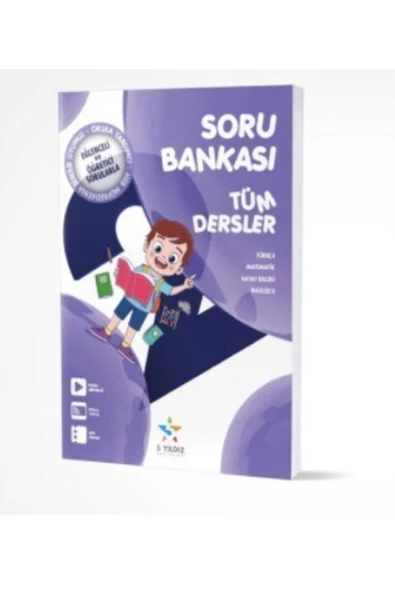 5 Yıldız Yayınları 2. Sınıf Tüm Dersler Soru Bankası ürün görseli 1