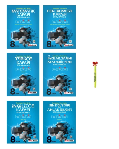 LGS 8.Sınıf Soru Bankası Full Set (6 kitap) ürün görseli 1