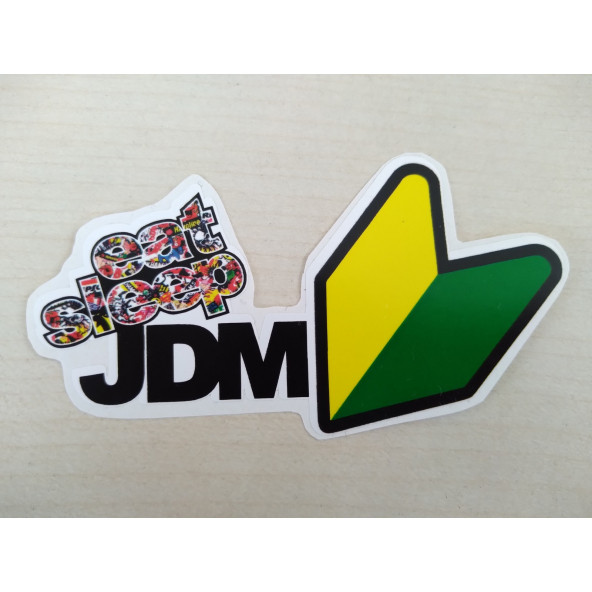 JDM STİCKER 9,5x4,5cm JDM ARMASI - JDM LOGOSU - JDM ETİKETİ - JDM ÇIKARTMASI ürün görseli 1