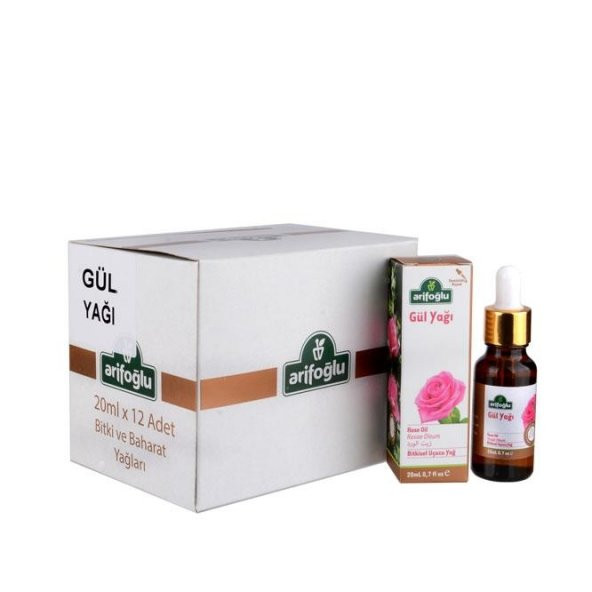 Arifoğlu Gül Yağı 12 x 20 ML ürün görseli 1