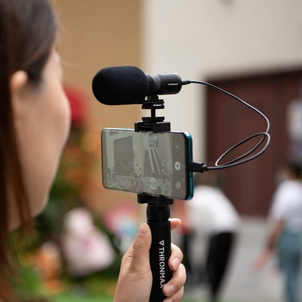 Thronmax C1 Profesyonel Vlogger Akış Mikrofon Seti - Resim 5