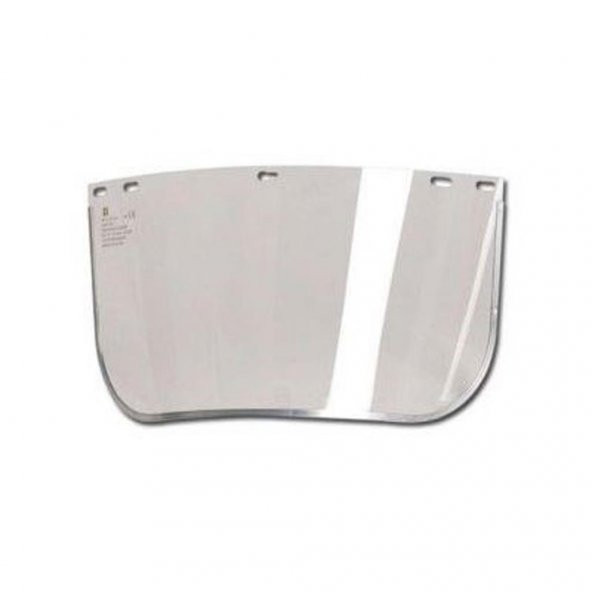 Yüz Göz Koruyucu Vizör Şeffaf Koruyucu Maske Siperlik Camı 20x40 cm ürün görseli 1