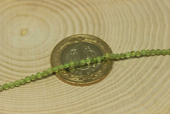 Peridot (Zebercet) Taşı Dizi 2mm - Resim 3