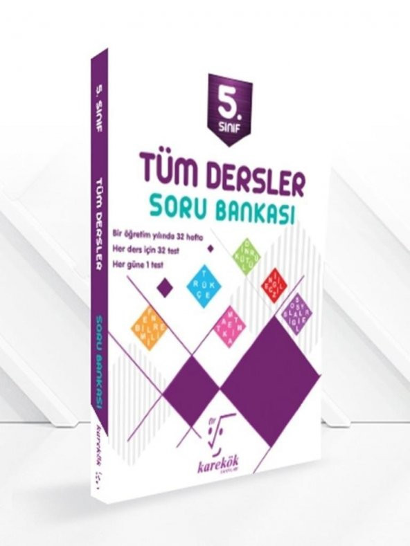 5.Sınıf Tüm Dersler Soru Bankası Karekök Yayınları ürün görseli 1