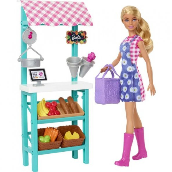 Barbie Çiftçi Pazarı Oyun Seti - Resim 4