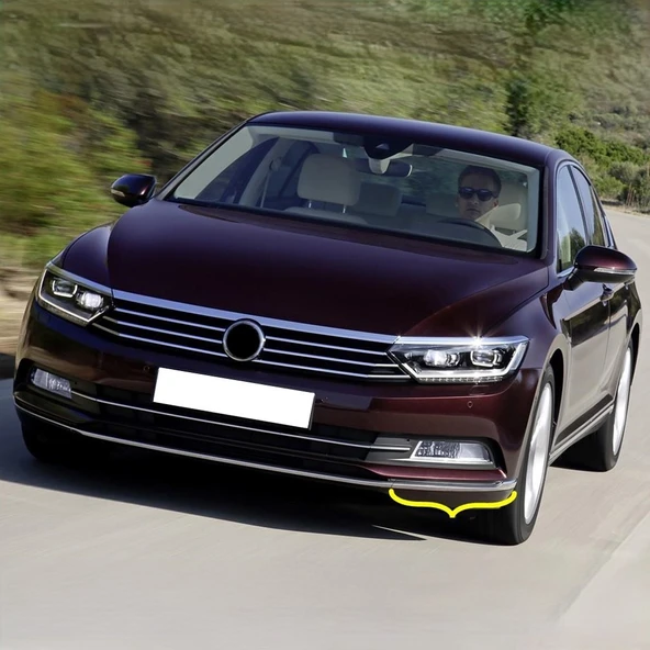 VW Passat B8 2015-2019 Ön Tampon Alt Sol Çıta Kromaj 3G0853253 ürün görseli 1