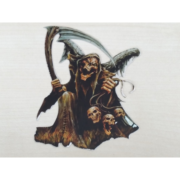ORAKLI ŞEYTAN STİCKER 13x9cm (Devil sticker) ŞEYTAN ARMASI - ŞEYTAN ETİKETİ - ŞEYTAN ÇIKARTMASI ürün görseli 1