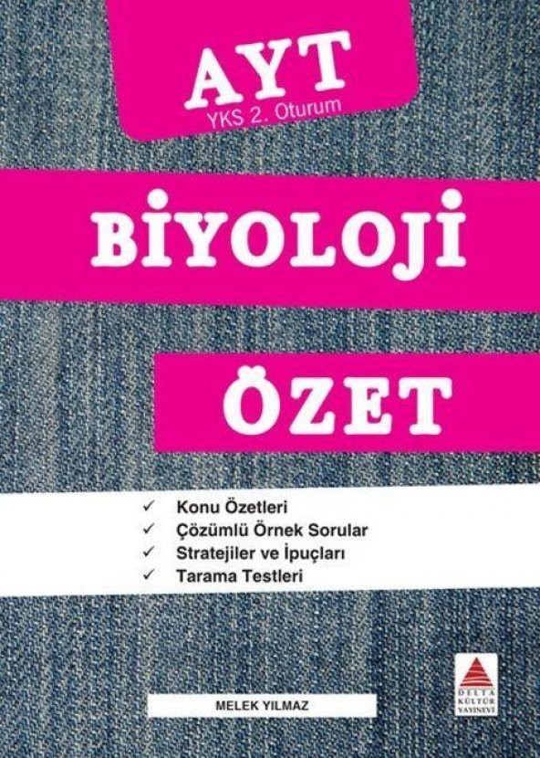 AYT Biyoloji Özet Delta Kültür Yayınları ürün görseli 1