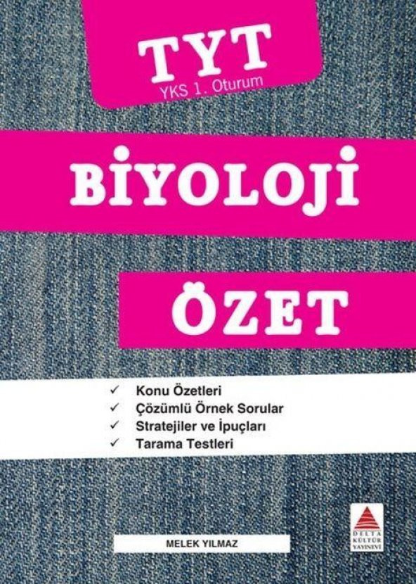 TYT Biyoloji Özet Delta Kültür Yayınları ürün görseli 1