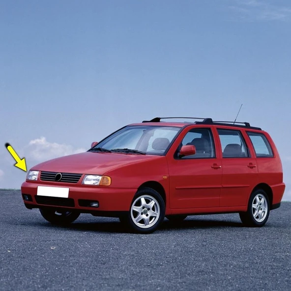 VW Polo Classic Variant 1996-2003 Sağ Ön Sinyal Lambası Sarı 6K5953050B ürün görseli 1