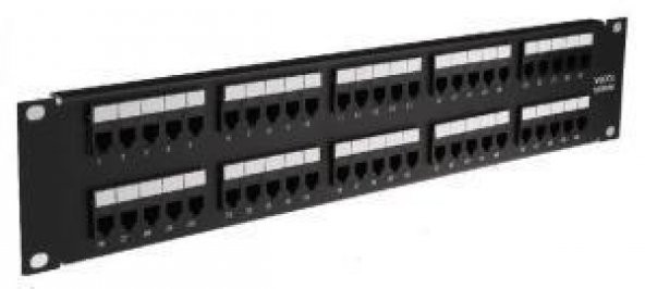 Cat. 3 Telefon Hattı 50 Port Patch Panel ürün görseli 1