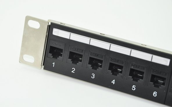 Cat. 6 24 Port Dişi - Dişi Modüler Patch Panel - Resim 2