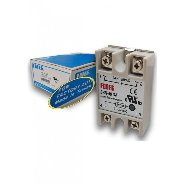 Fotek Ssr-40 Da Röle - Solid State Röle - Ssr-40 Da ürün görseli 1