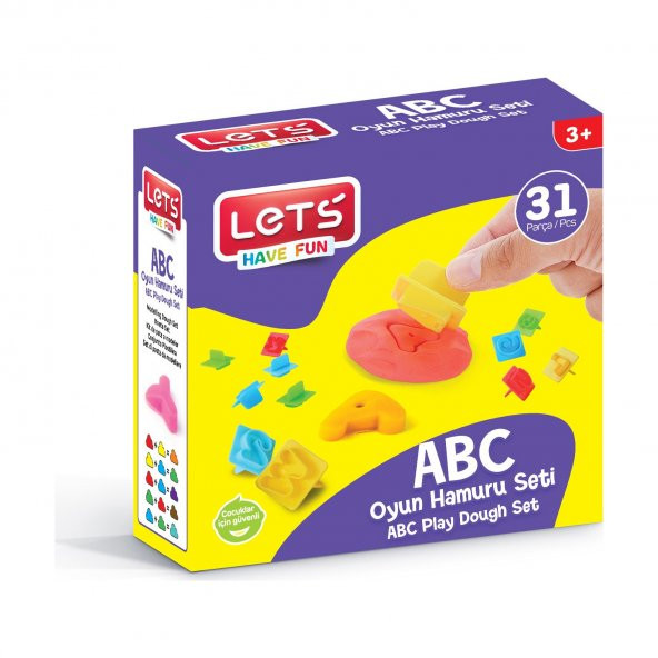Lets Oyun Hamuru ABC Seti 31 Parça ürün görseli 1