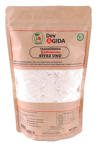 DOYPACK KASTAMONU SİYEZ UNU 1KG ürün görseli 1